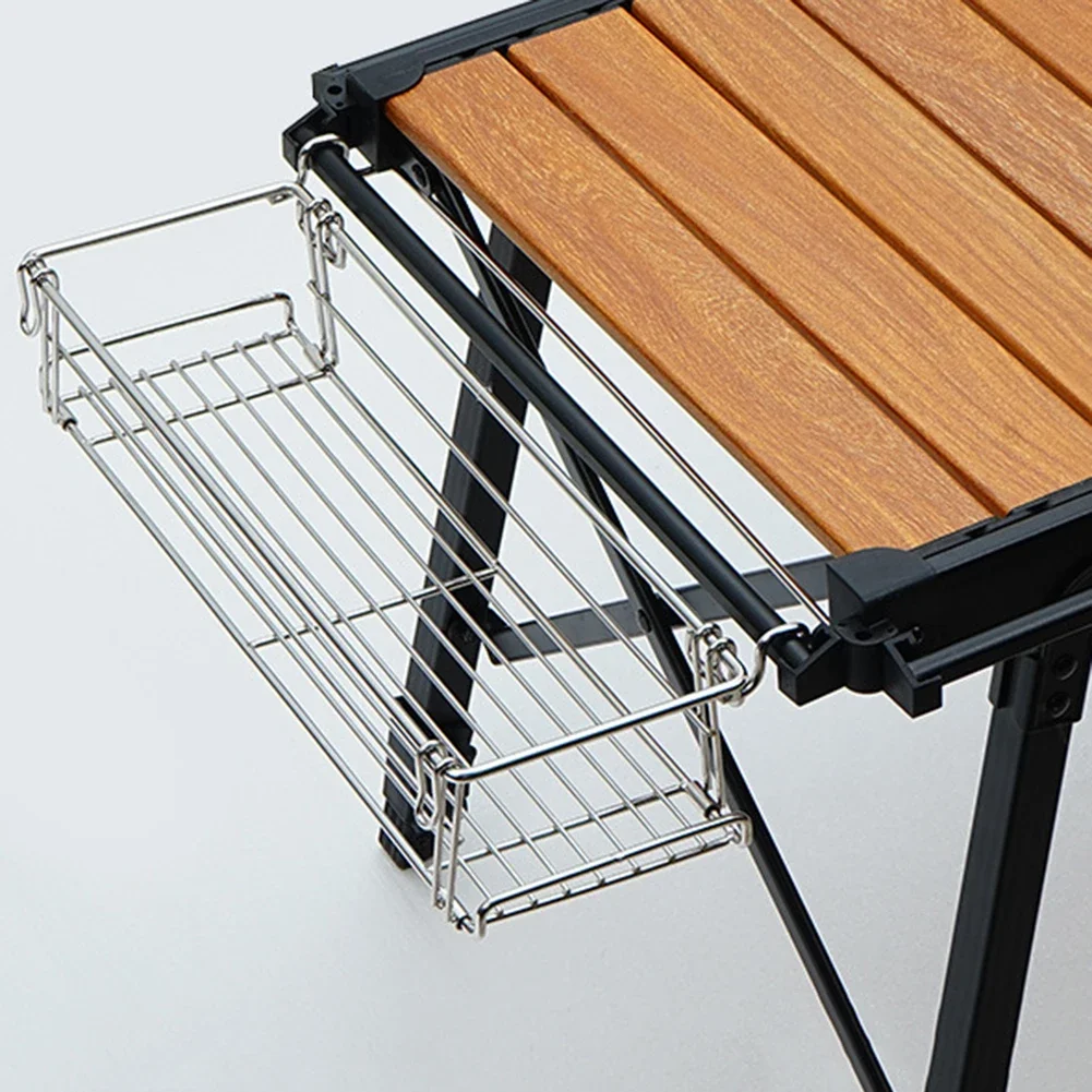 

Outdoor Gatherings Drain Basket Basket Outdoor Accessory Lightweight Stainless Steel Material Applicable To Various Tables