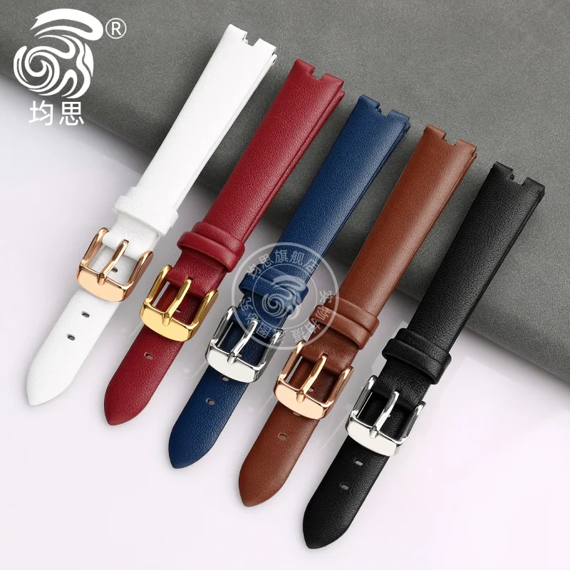 For Garmin  Lily smart sports watch silicone watchband Fashion Leather Slim  Notched wristband women\'s watch replacement strap