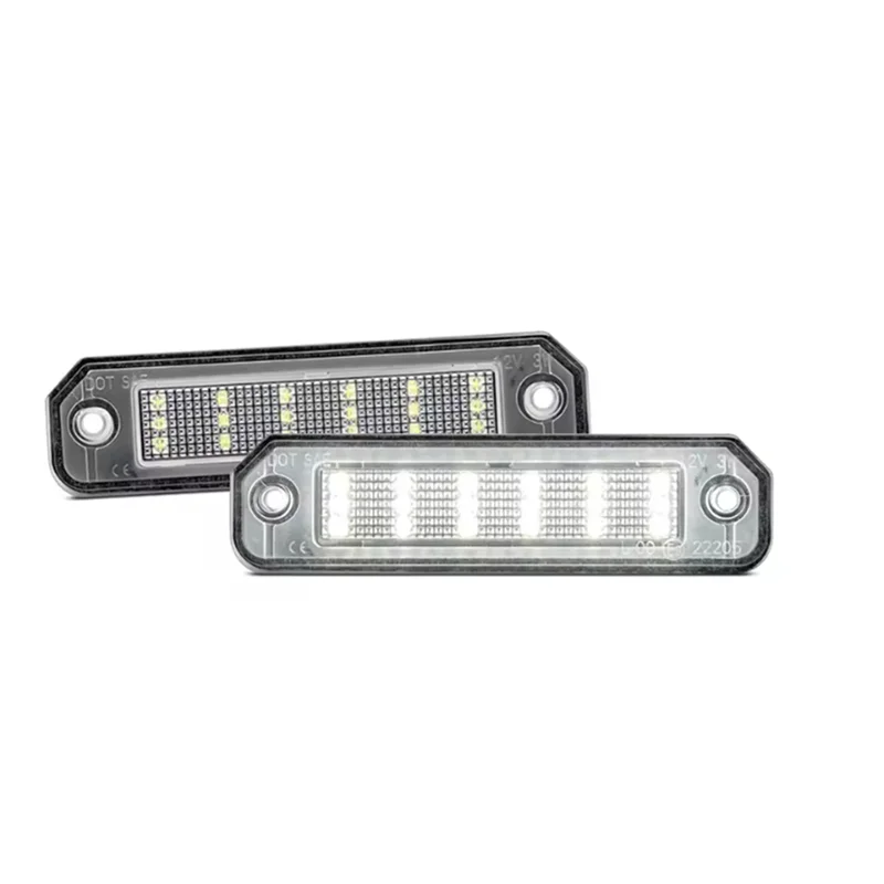 

White LED Number License Plate Light 2Pcs Set For Honda Civic EJ EG EK CR-X Del Sol Integra SJ EK3