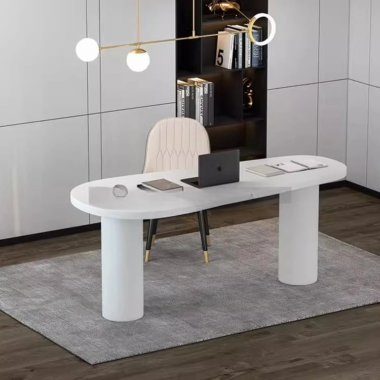 

Стол премиум-класса Nordic Light, роскошный простой овальный стол для менеджера