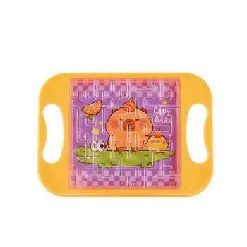 10個卡通動物水豚手持平衡球迷宮板玩具,適合兒童生日派對禮物、皮納塔填充物、學校獎勵 10 最佳銷售 大量派對禮品 - №3