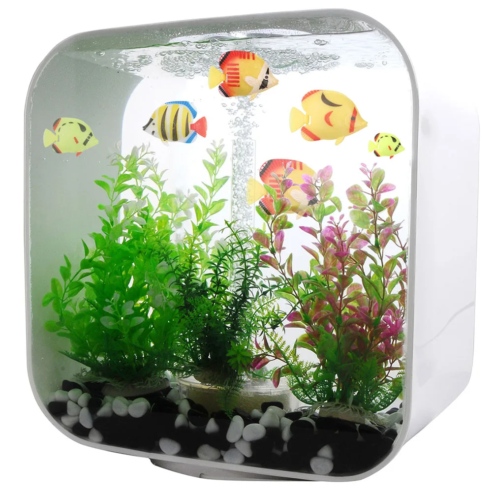 

25pcs Artificial Floating Fish Plastic Aquarium Decor Tropical Tank Accessories Movable Tail Realistic Landscape Pet Supplies
