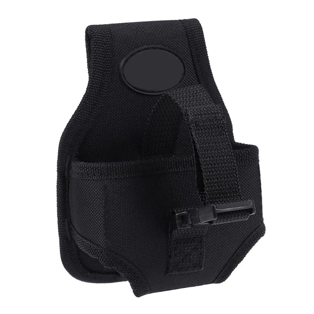 

Мини-портативная поясная сумка для рулетки, утолщенная черная сумка для инструментов, легкая поясная сумка для рулетки до 7,5 м, для мужчин и женщин