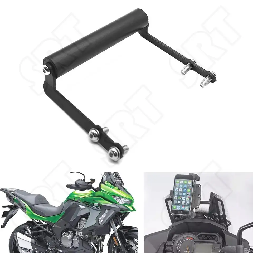 Fit for Kawasaki Versys 1000 VERSYS1000 2015 2016 2017 2018 Motorcycle SMART PHONE and GPS Navigation Adapt Plate Holder Bracket