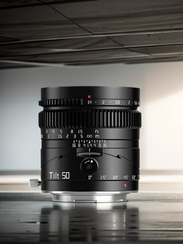 TTArtisan 50mm F1.4 Tilt-Objektiv Vollformat Große Blendenöffnung Manuelles Objektiv für Sony E M43 Leica Sigma Panasonic L Fuji X Nikon Z CanonR