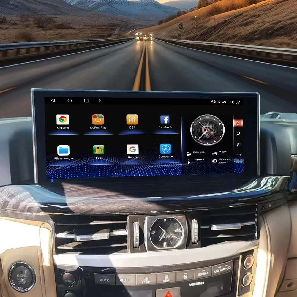 

Ml 12.3 Inch Car Android Screen Auto Stereo For Lexus Lx570 2007-2015 Multimedia Player Radio Carplay 4g Sim Satnav Media