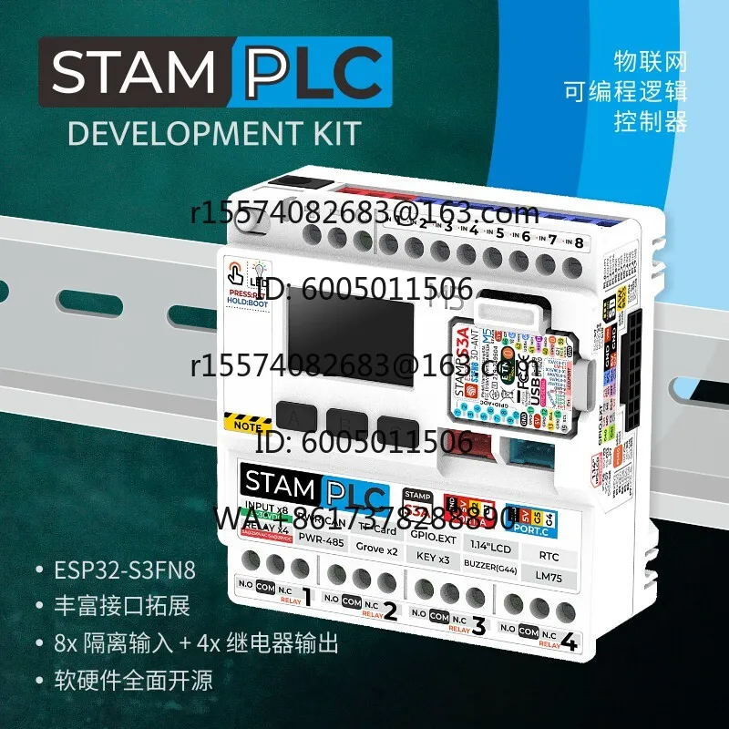 IoT Programmable Logic Controller ESP32S3 Cloud Data Monitoring