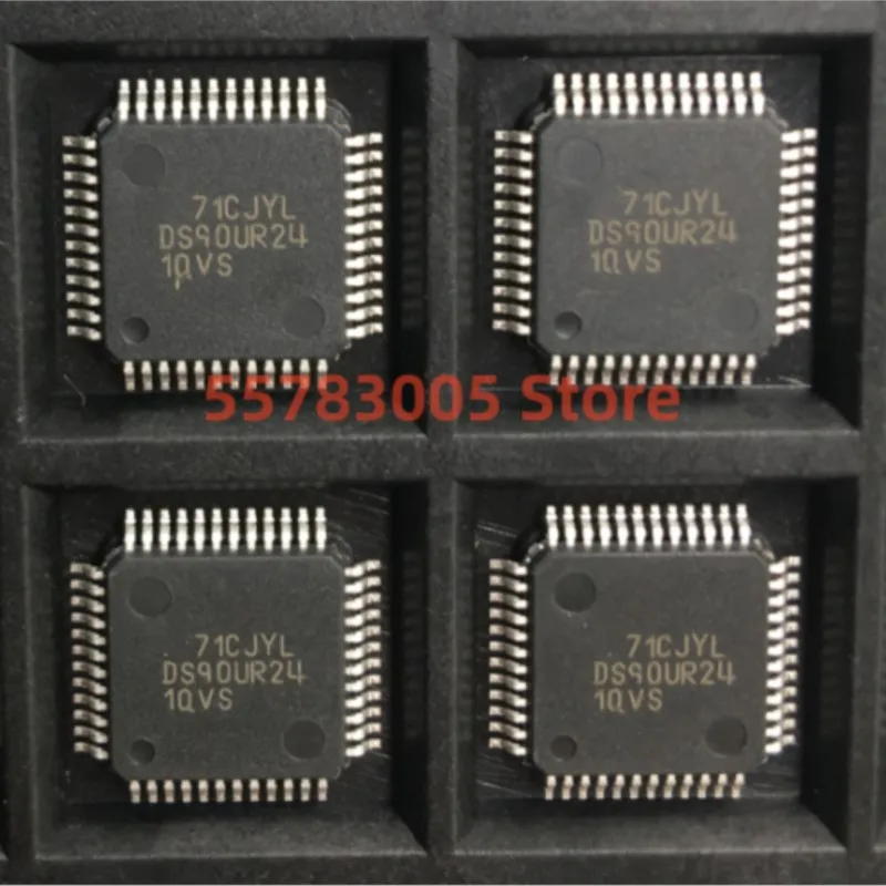 3PCS New  DS90UR241QVS  QFP48  Interface - Deserializer Chip IC