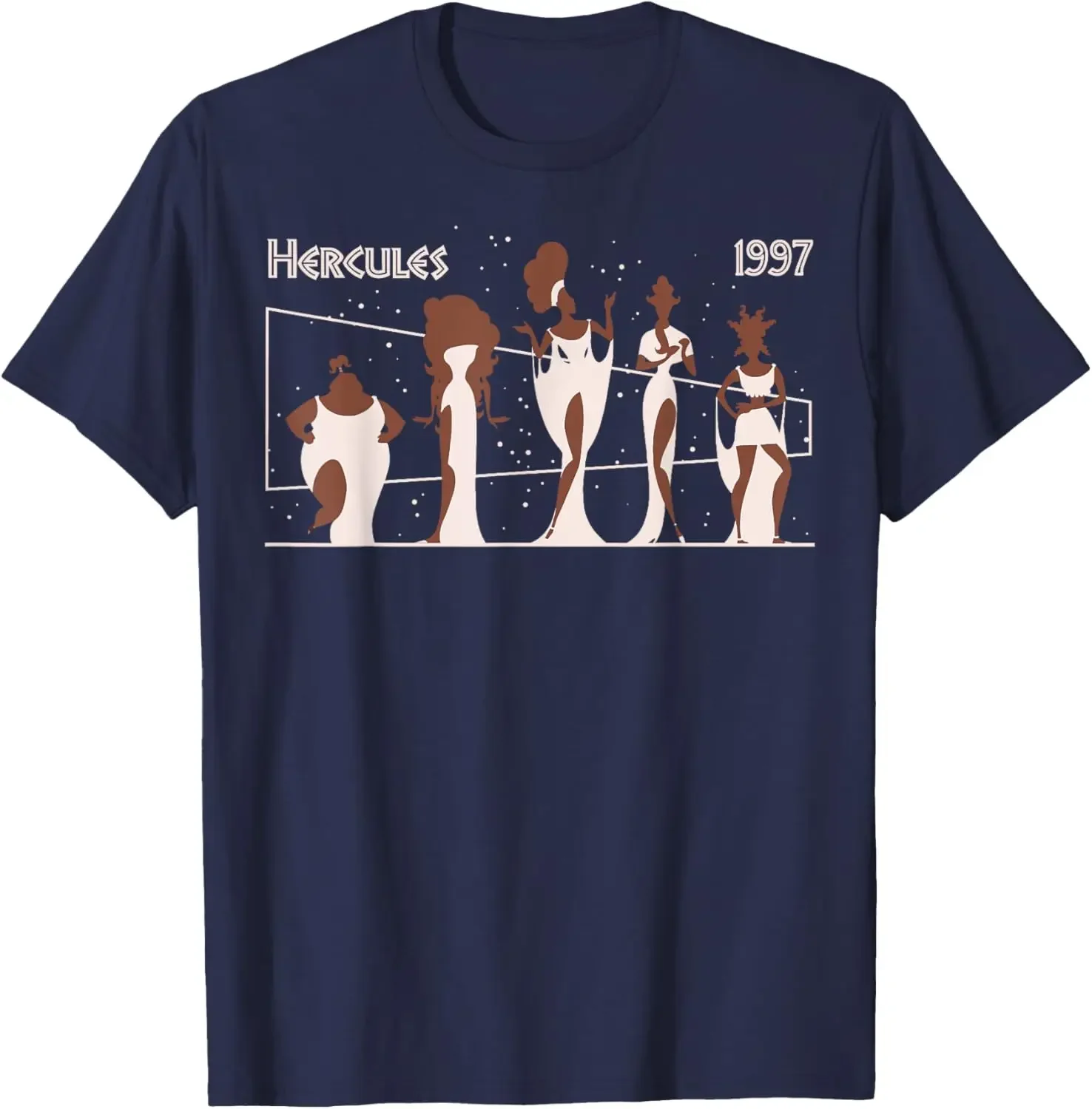 تي شيرت ديزني هرقل 1997 Muses Portrait Constellation