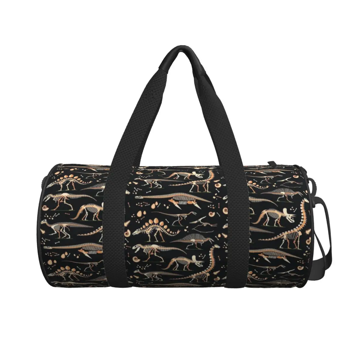 

Dinosaur Fossils Halloween Large Duffle Gym Bag Waterproof Duffle Travel Bags Handbags Fitness bag