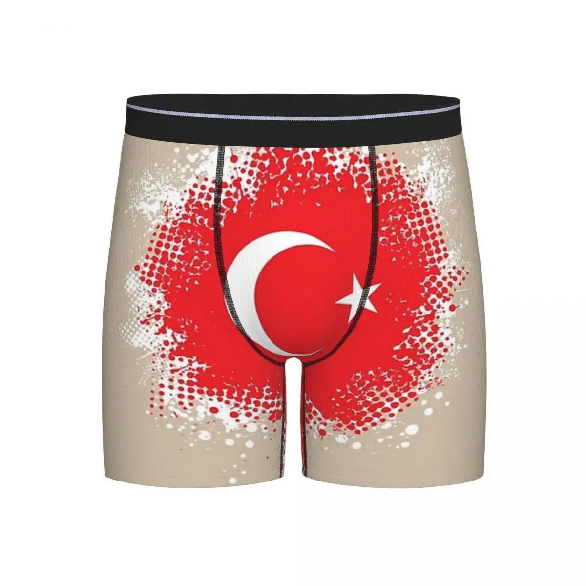 

Длинные трусы-боксеры, шорты с флагом Турции, мужские трусы, удобное нижнее белье для мужчин, подарки бойфренду
