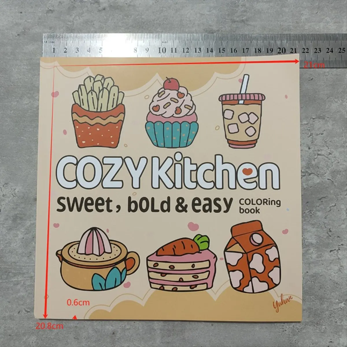 N14R Top Cozy & Cute: Coloring Book for Adults and Teens, Bold and Easy Design for Relaxation with Inspirations