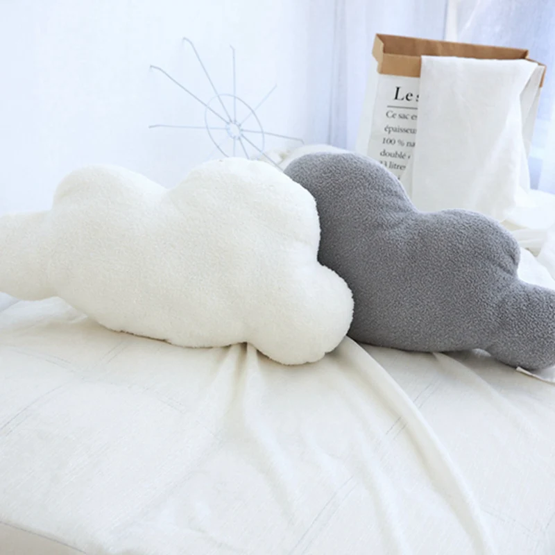 Cute 3 Sizes Cloud Shaped Pillow Cushion Stuffed Plush Toy Bedding Baby room Home Decoration Gift