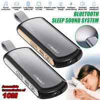 Under Pillow Speaker Timed Bone Conduction Bluetooth 5.2 Speaker Sleep Aid Noise Reduction Stereo Music Player with Flashlight