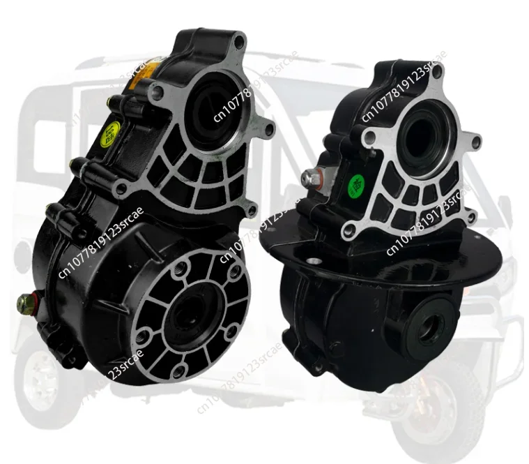 Electric tricycle differential assembly, rear axle package gearbox, split/integrated, 16-tooth, 18-tooth, multi-speed ratio