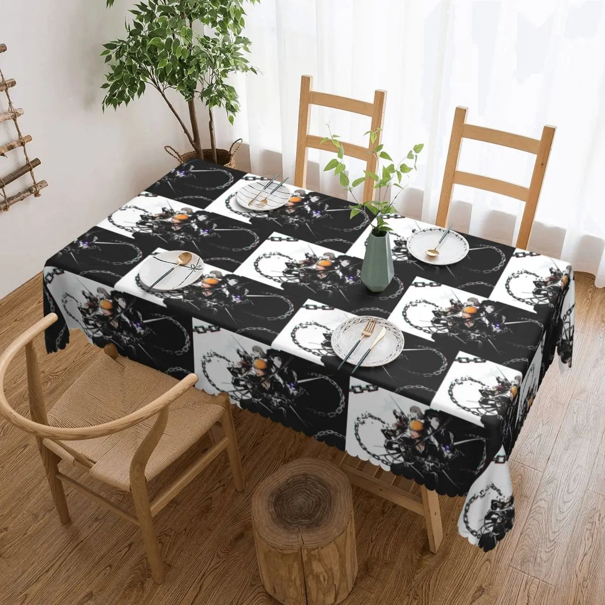 Ichigo Kurosaki Bleach Anime Tablecloth Restaurant Kitchen Rectangular Tablecloth Festival Party Tablecloth Dining Table Cover