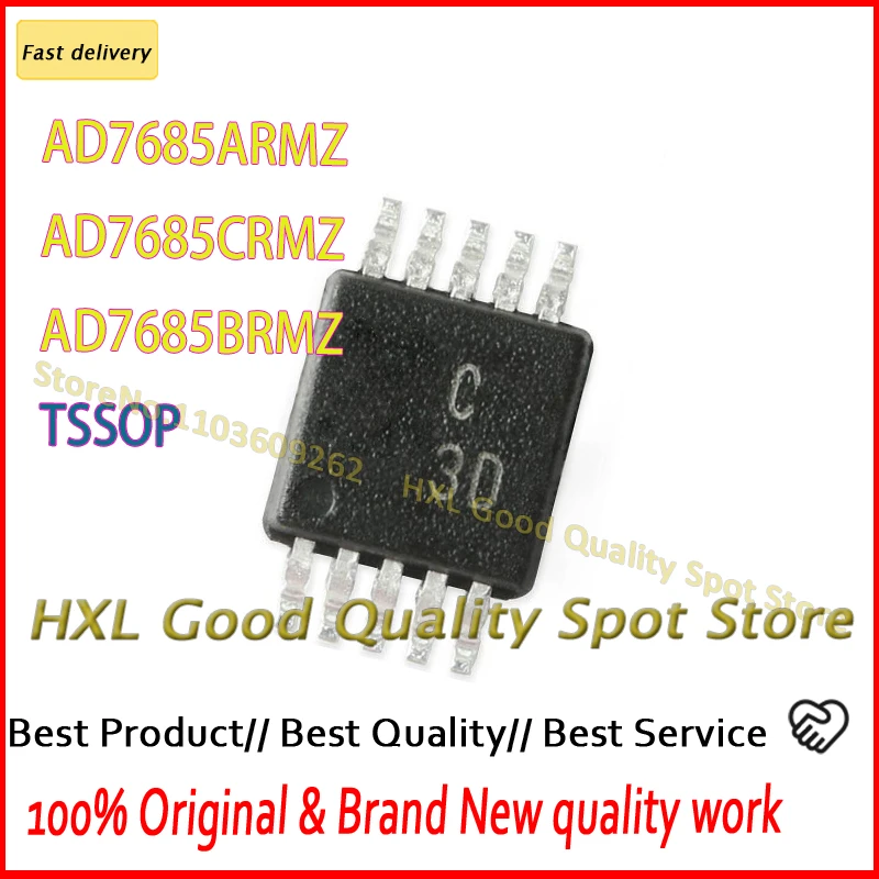 AD7685ARMZ C4H AD7685BRMZ C3D AD7685CRMZ C4J AD7685 MSOP10 Chipset (5piece) 100% New