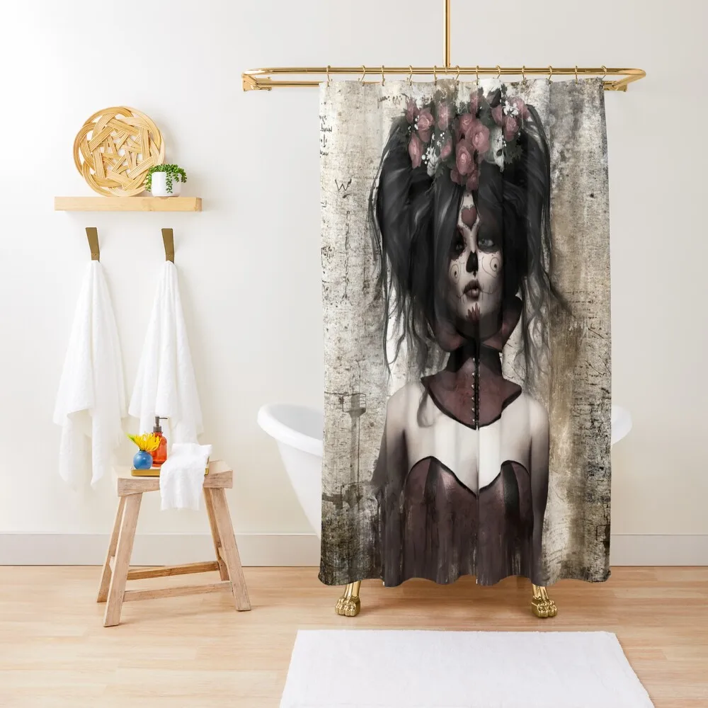 

La Catrina Shower Curtain Shower Set Toilet Accessories Bathroom Modern Accessory Bathrooms Bathroom Decor Curtain