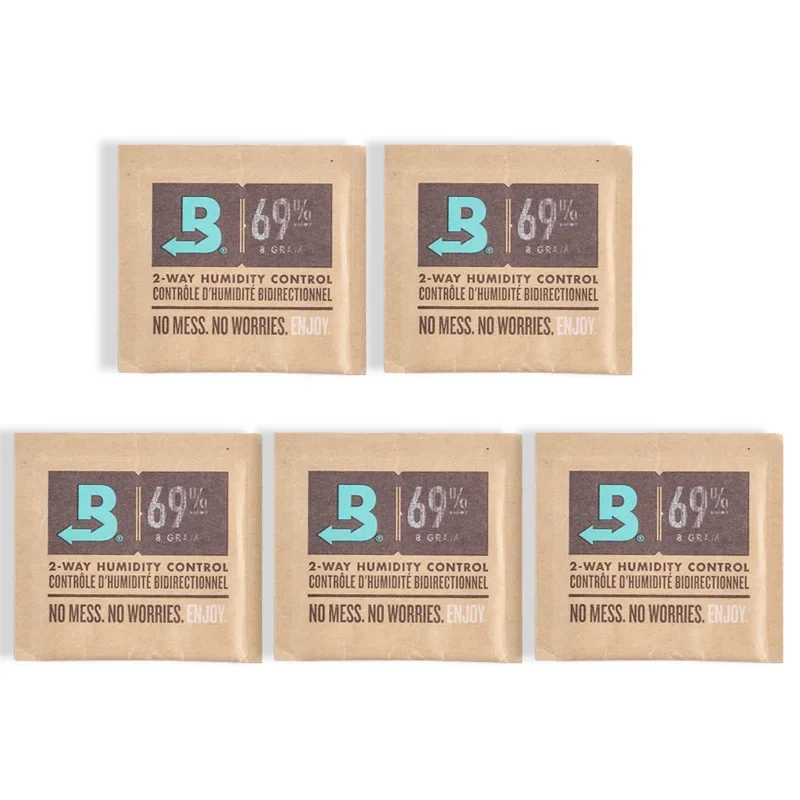 Good Quality 8g 69% RH 2-Way Humidity Control for Cigars Portable Cigar Humidifier Moisturizing Bag Cigar Accessories