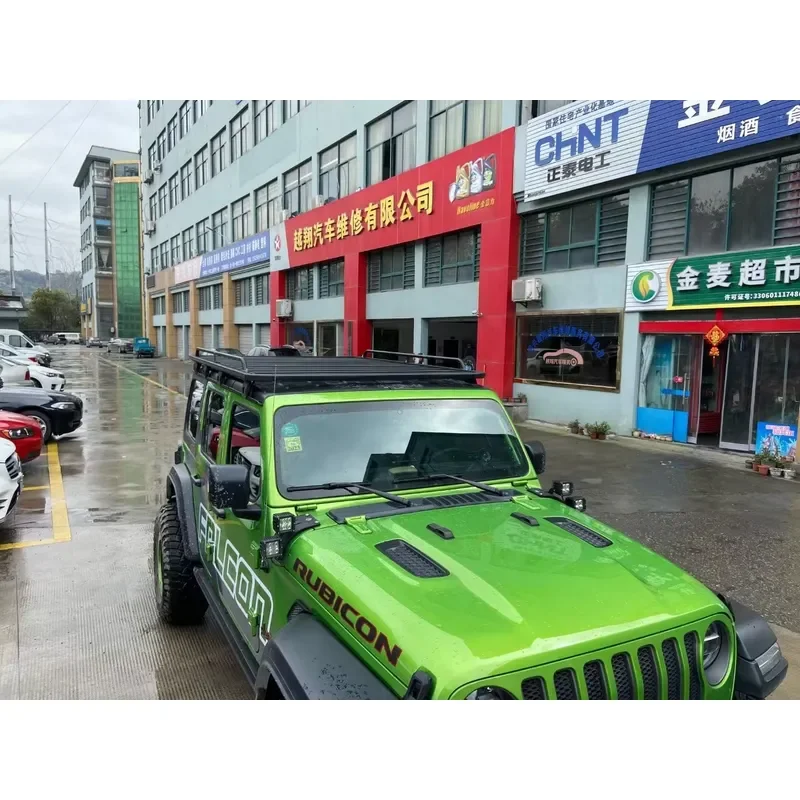 4x4 Full Length Roof Platform for Jeep Wrangler JL Car Accessories Aluminum Roof Luggage 4 Doors Roof Rack