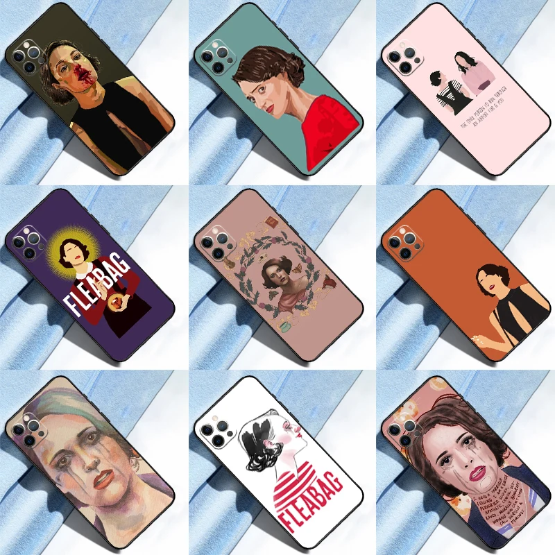 TV Series Fleabag Phone Case For iPhone 14 15 16 Pro Max XS X XR Cover For iPhone 13 12 Mini 11 Pro Max Plus