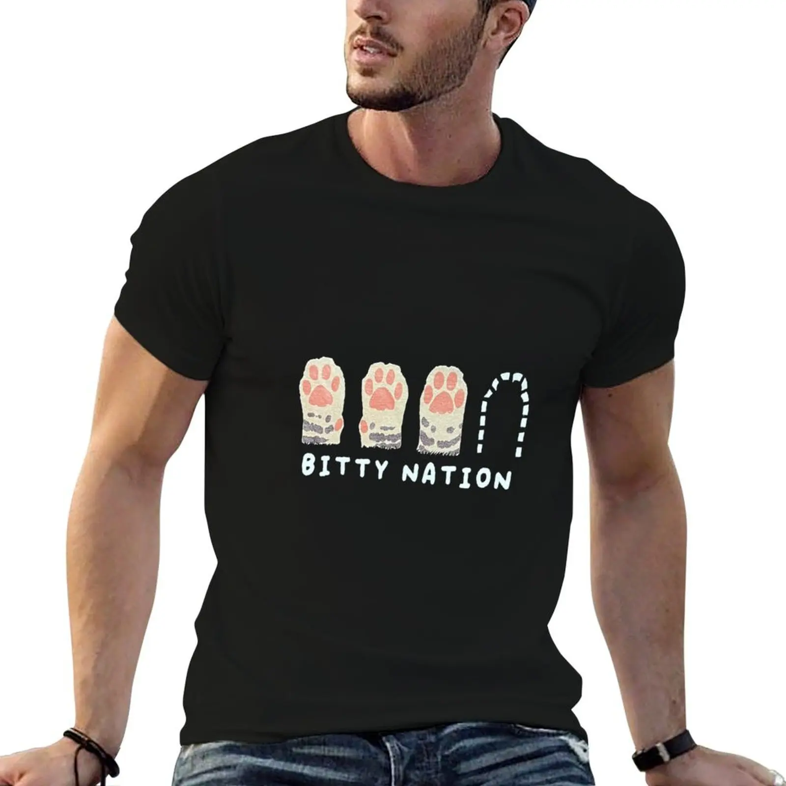 Klassisches "Bitty Nation" Shirt Essen Art-Kora T-Shirt Thanksgiving Casual Tee