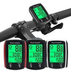 Night Cycling Backlit For Day English Waterproof Bike Accessories LCD Computer Speed Odometer Wired Speedometer For Bicycle Bike