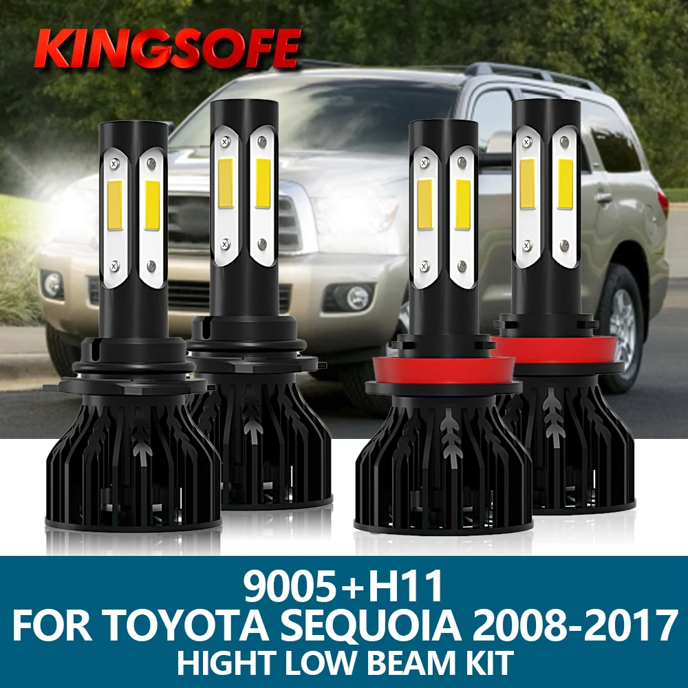 

10000LM LED H11 9005 HB3 Car LED Light Headlight Turbo Lamp For Toyota Sequoia 2008 2009 2010 2011 2012 2013 2014 2015 2016 2017