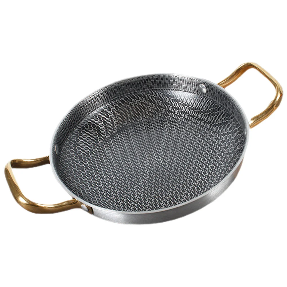 

Honeycomb Pan Stainless Steel Frying Pan Thickened Seafood Crayfish Frying Pan frying pans kitchen cookware