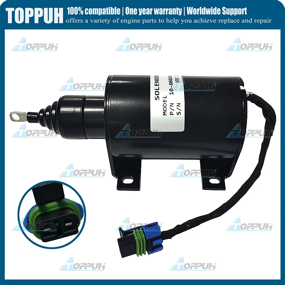 

Fuel Speed Stop Solenoid 10-60018-00 12V for Carrier Transicold Supra Reefer 106001800