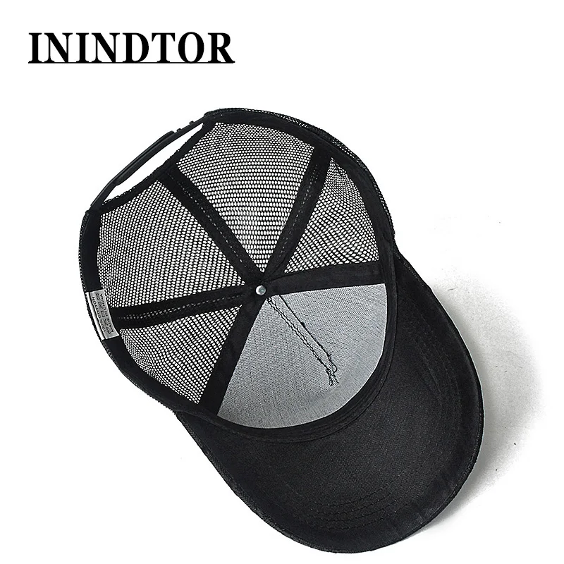 Male tide big head high hat men\'s baseball caps summer suntan breathable outdoor trucker hats fashion joker