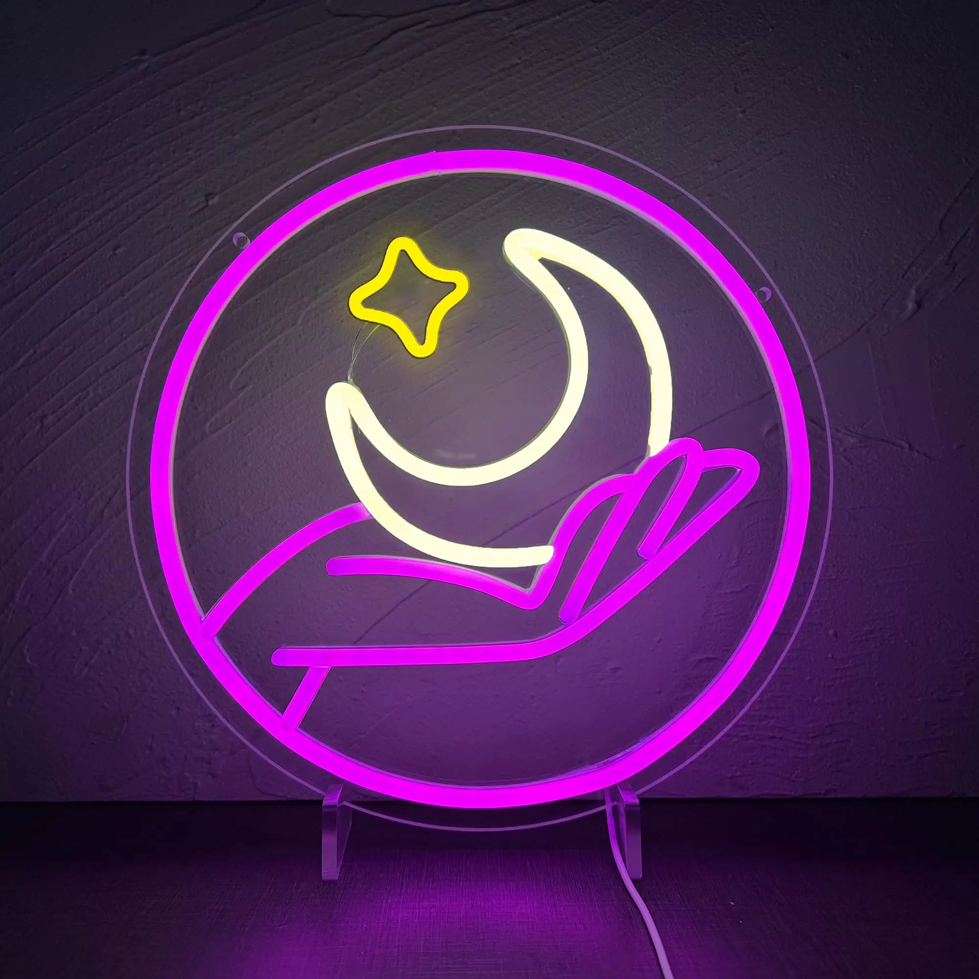 

Anime Sailor Moon-Luna and Artemis Custom Neon Sign Bedroom Decor Game Room Wall Decor Led Neon Light Gifts Sign Anime Sign