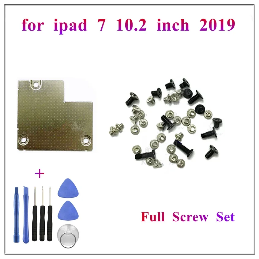 1Pcs LCD Flex Cable Plate Metal Bracket Holder Iron Cover for IPad 7 10.2 2019 7th Gen Full Screw Inner Bolt Replacement Parts