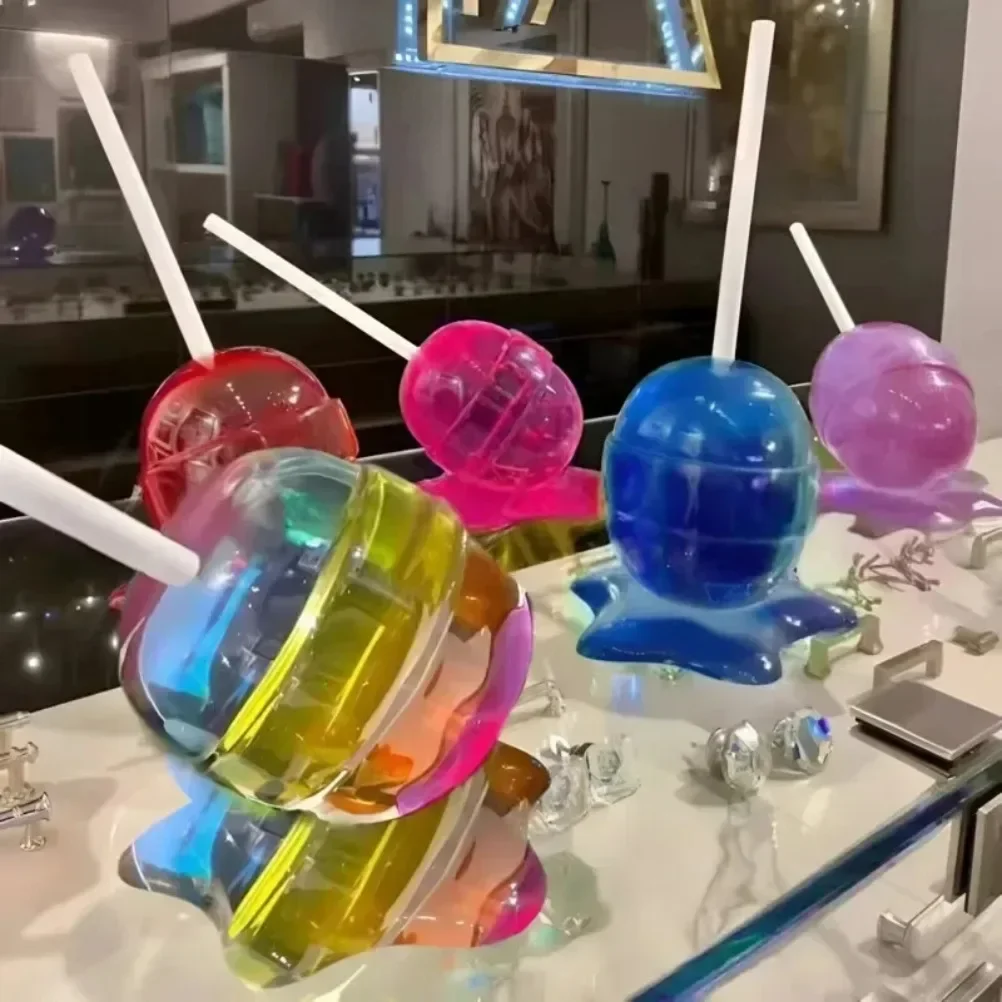 Escultura de piruleta, arte creativo, artesanía, decoración en miniatura de dulces