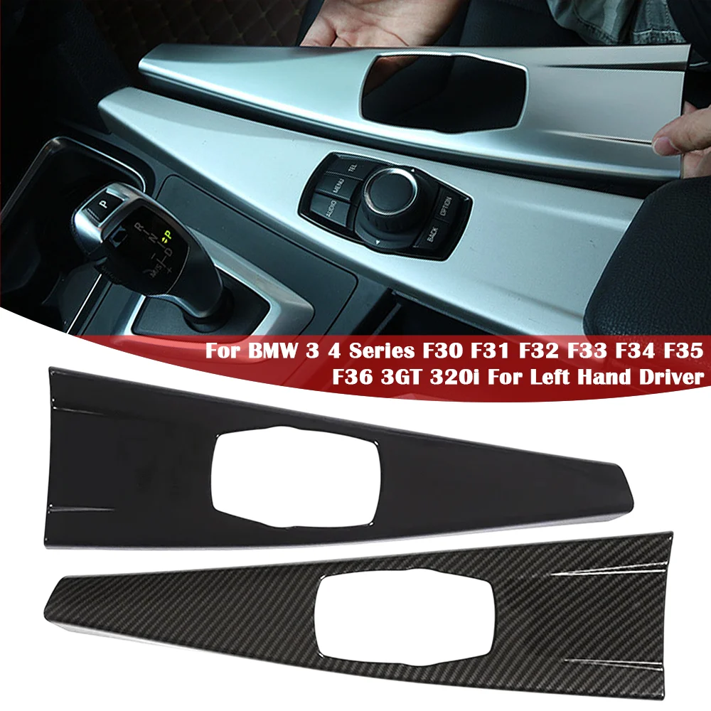 

Car Center Console Panel Cover Multimedia Control Panel Trim Carbon Fiber Dustproof Decor for BMW 3/4 F30 F34 F32 F36 2013-2018