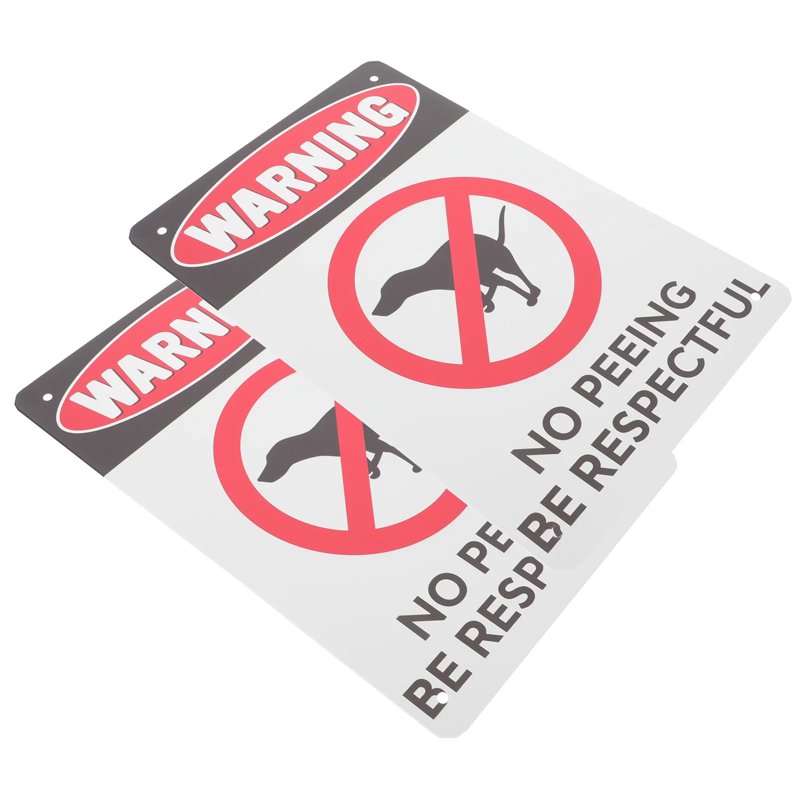 2-teiliges Warnschild „Safe No Dogs“, Ornament für den Hof, zum Aufhängen von Bildern, Vorsicht, Haustier, Pinkeln, Büroaufkleber