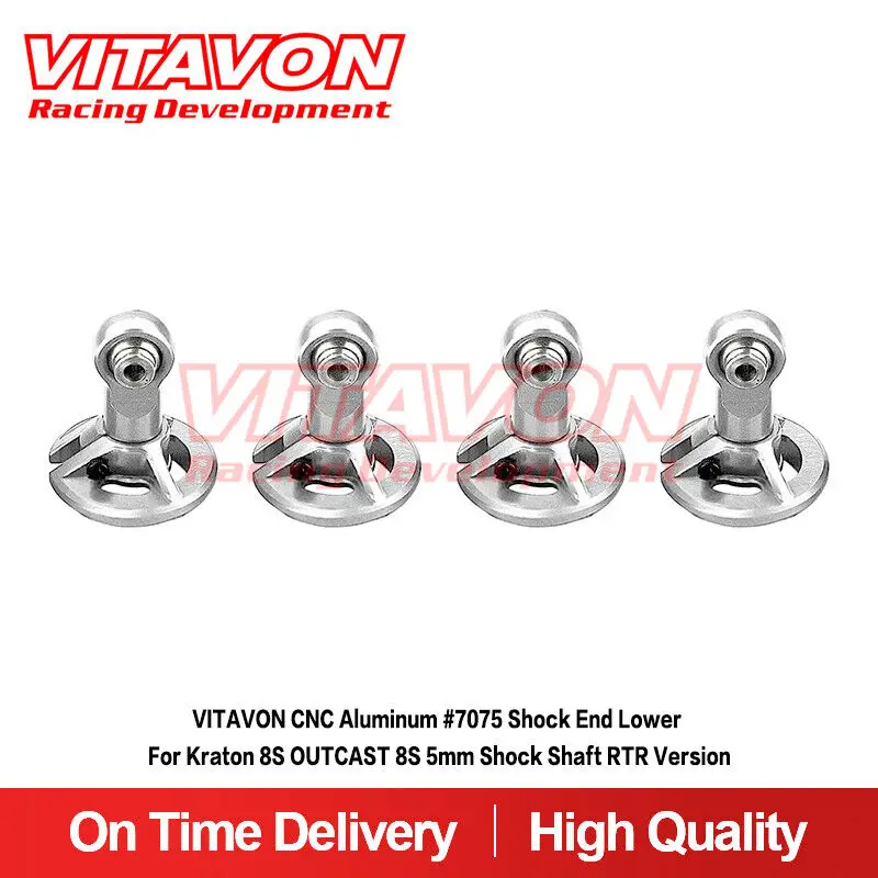 

VITAVON CNC Alu7075 Shock End Lower For Kraton 8S OUTCAST 8S 5mm Shock Shaft RTR