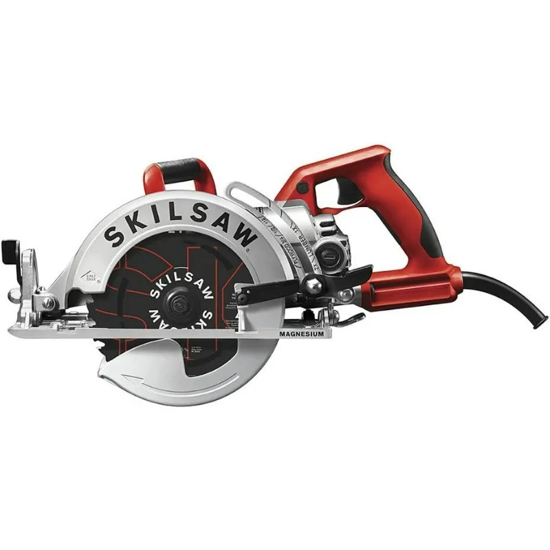 SKILSAW SPT77WML-01 15-Amp 7-1/4-Inch Lightweight Worm Drive Circular Saw , Silver