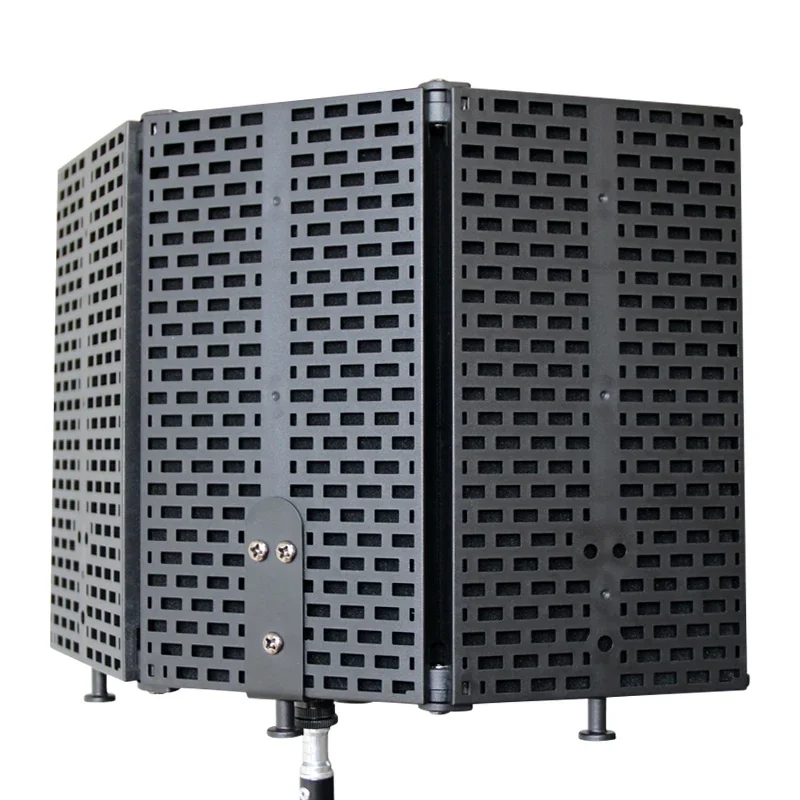 3 Door Soundproof Panel Acoustic Isolation with high quality foam microphone isolation shield noise reduction