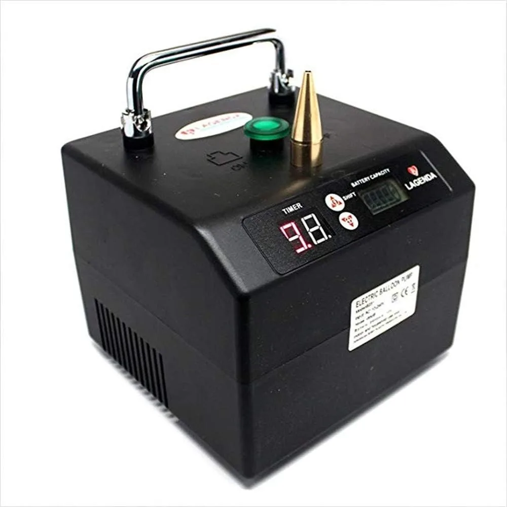 

b231 portable electric balloon inflator electric bolloon blower pump with timer battery for party events decoration