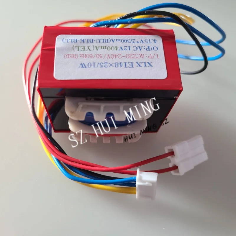 10W EI Transformer 220V To 12V 0.4A 4.75V-0-4.75V 0.3A EI48*25 for Galanz Air Conditioning 4824E-KDB-11A Power Transformers