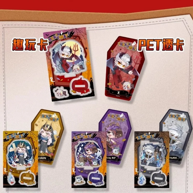 Card.Fun أصيلة العلامة التجارية الجديدة ليكون بطل الهالوين الاكريليك تحصيل بطاقة متعة اللعب بطاقة أنيمي الطرفية هدية عيد #4