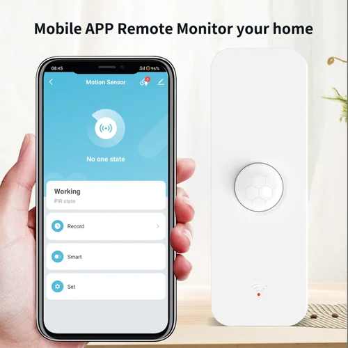 Imagen 2 del producto Tuya WiFi Zigbee PIR Sensor de movimiento hogar inteligente cuerpo humano Detector infrarrojo seguridad vida inteligente funciona con Alexa Google Home