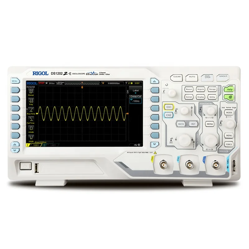 DS1202Z-E 200MHz Digital Storage Oscilloscope 2 analog channels 7Inch Oscilloscopes