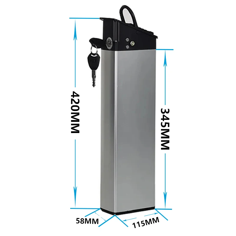 

48V 52V Foldable Ebike Rechargeable Batterty pack 11ah 14ah 17ah Replacement Battery for Denmark MATE X E-bike Battery