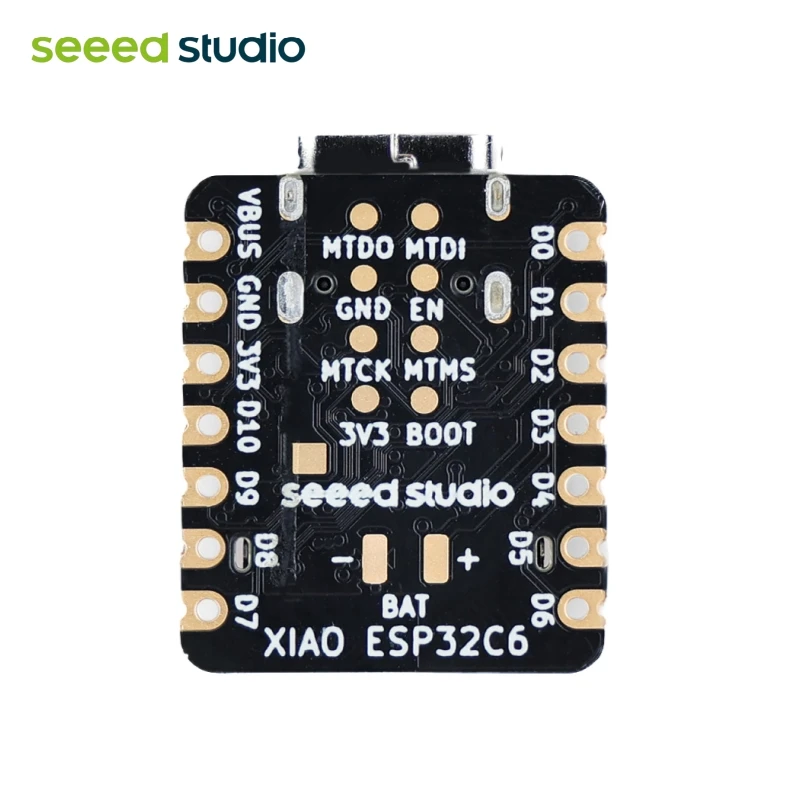 Seeed Studio XIAO-generador de lluvia ESP, WiFi 6, Bluetooth 5,3, hilo Zigbee (802.15.4), AWS IoT, Microsoft Azure, ESP32C6-2.4 GHz