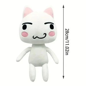 28cm / 11.02 in Kawaii Toro Inoue Mainan Mewah Kucing Dekorasi Kamar Boneka Hewan Kartun Anime Lembut Hadiah Natal Ulang Tahun 8 angka toro inoue penjualan terbaik - №