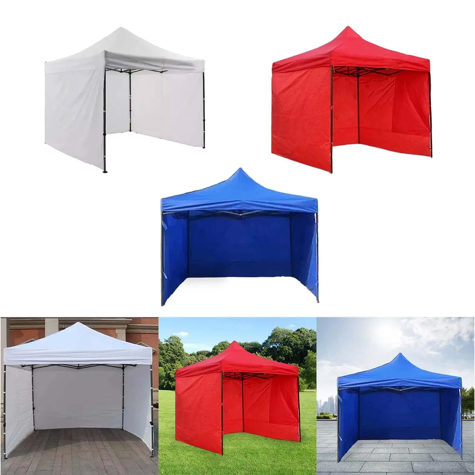 Tent Top Cover with Sidewalls Portable Canopy Cover for Party Beach Outdoor