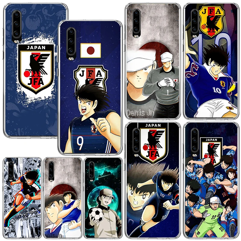 Captain Tsubasa Anime Phone Case For Huawei P30 P40 P20 P10 Lite Mate 20 10 Pro Y5 Y6 Y7 Y9S P Smart Z Fundas Back Cover