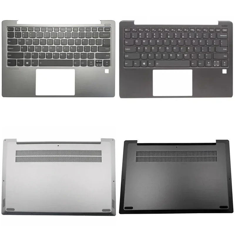 Imagem -01 - para Lenovo Ideapad Air13 ar 13iwl Air 13ikb S53013 Iwl Portátil Superior Palmrest Base Inferior Case Teclado Dobradiças Capa Novo para lenovo ideapad air13 ar 13iwl air 13ikb s53013 iwl portatil superior palmrest base inferior case teclado dobradicas capa novo 01